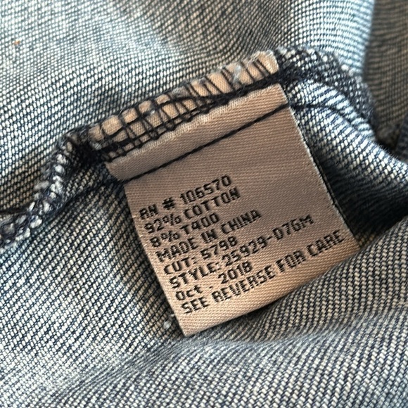 Tractr Girls Jean Jacket Blue Size Medium - Picture 4 of 4